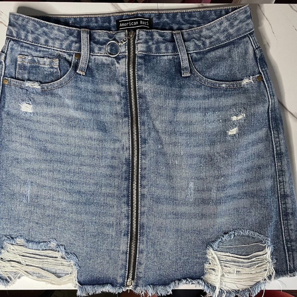 stylish jean skirts